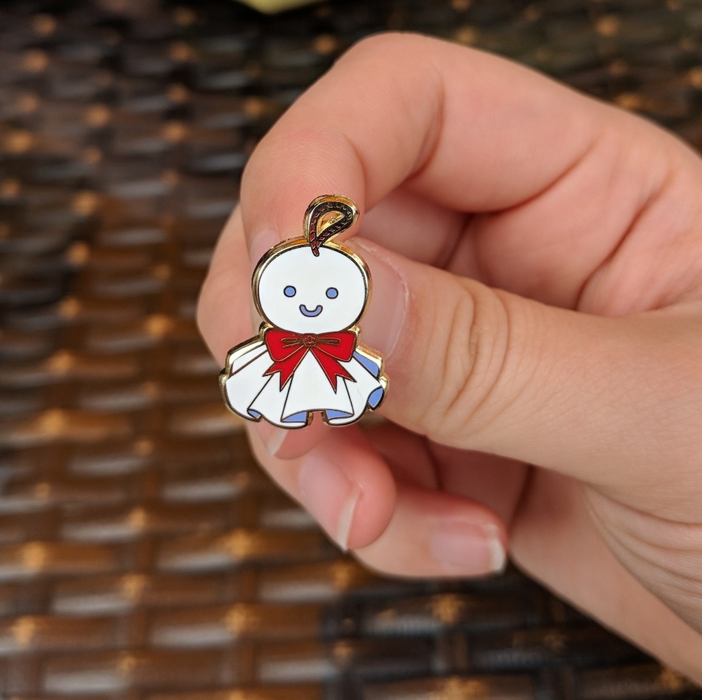 Teru Teru Bozu Ghost Spirit Hard Enamel  Lapel Pin
